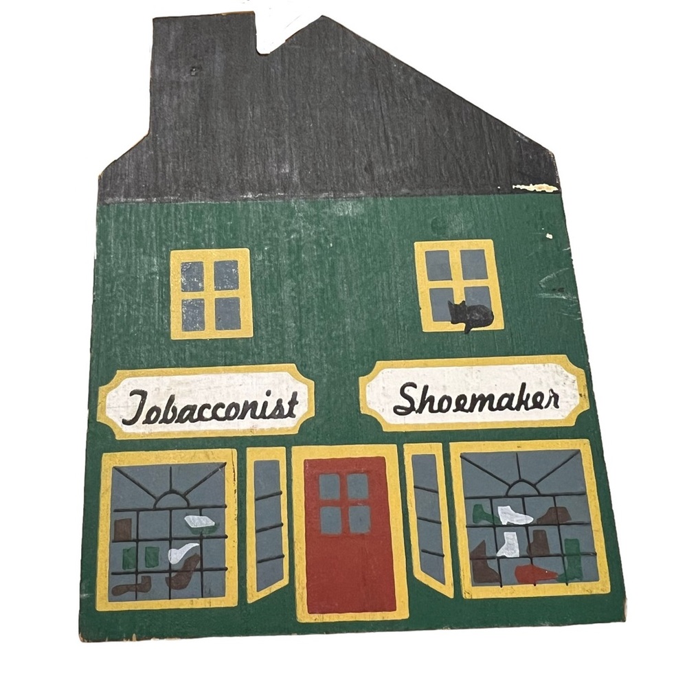 Vintage 1984 The Cats’' Meow Series II Tobacconist/Shoemaker Signed Faline